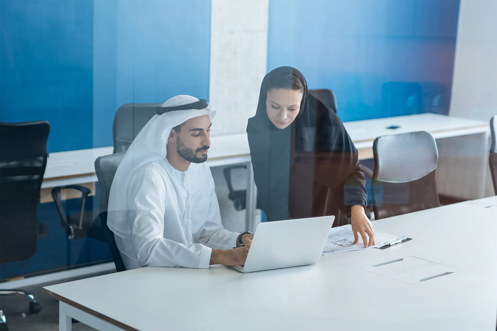 portrait-young-woman-working-office